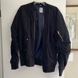 Men’s Divided supply bomber, black, medium